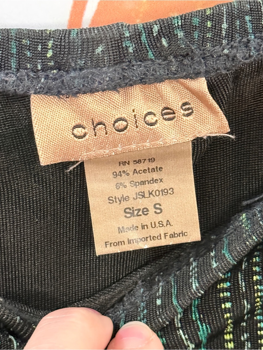 Choices Digital Matrix Print Mermaid Maxi Skirt Size Small - Picture 6 of 7